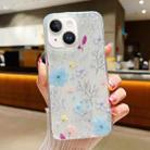 For iPhone 14 Plus Fresh Small Floral Epoxy TPU Phone Case(D05) - 1