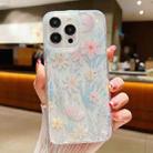 For iPhone 14 Pro Fresh Small Floral Epoxy TPU Phone Case(D03) - 1