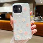 For iPhone 12 Fresh Small Floral Epoxy TPU Phone Case(D02) - 1