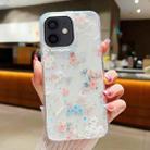 For iPhone 12 mini Fresh Small Floral Epoxy TPU Phone Case(D01) - 1