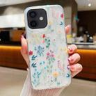 For iPhone 12 mini Fresh Small Floral Epoxy TPU Phone Case(D04) - 1