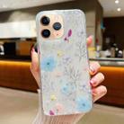 For iPhone 11 Pro Max Fresh Small Floral Epoxy TPU Phone Case(D05) - 1