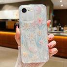 For iPhone 7 / 8 / SE 2022 Fresh Small Floral Epoxy TPU Phone Case(D03 Floral Pink) - 1