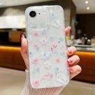 For iPhone 7 / 8 / SE 2022 Fresh Small Floral Epoxy TPU Phone Case(D06 Love of Butterfly) - 1