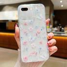 For iPhone 7 Plus / 8 Plus Fresh Small Floral Phone Case  Drop Glue Protective Cover(D06 Love of Butterfly) - 1