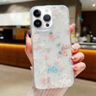 For iPhone 16 Pro Fresh Small Floral Epoxy TPU Phone Case(D01 Beautiful Bouquet) - 1