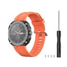 For Huawei Watch GT Cyber Silicone Sports Watch Band(Orange) - 1