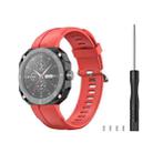 For Huawei Watch GT Cyber Silicone Sports Watch Band(Red) - 1