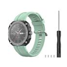 For Huawei Watch GT Cyber Silicone Sports Watch Band(Grayish Green) - 1