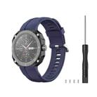 For Huawei Watch GT Cyber Silicone Sports Watch Band(Midnight Blue) - 1