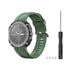 For Huawei Watch GT Cyber Silicone Sports Watch Band(Green) - 1