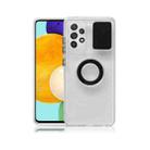 For Samsung Galaxy M53 Sliding Camshield TPU Phone Case with Ring Holder(Black) - 1