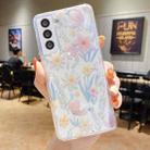 For Samsung Galaxy A32 4G Fresh Small Floral Epoxy TPU Phone Case(Pink Flowers 3) - 1