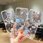 For Samsung Galaxy A72 5G / 4G Fresh Small Floral Epoxy TPU Phone Case(Blue Flowers 5) - 3