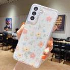 For Samsung Galaxy A73 5G Fresh Small Floral Epoxy TPU Phone Case(Hand-painted Flowers 2) - 1