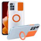 For Xiaomi Redmi 10C Global Sliding Camshield TPU Phone Case with Ring Holder(Orange) - 1
