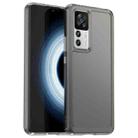 For Xiaomi 12T Pro Candy Series TPU Phone Case(Transparent Grey) - 1