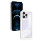 For iPhone 12 Pro Max Solid Solor TPU Space Acrylic Phone Case(White) - 1
