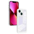 For iPhone 13 Solid Solor TPU Space Acrylic Phone Case(White) - 1