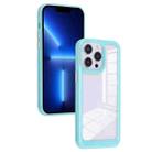 For iPhone 13 Pro Solid Solor TPU Space Acrylic Phone Case(Blue) - 1