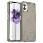 For Nothing Phone 1 Candy Series TPU Phone Case(Transparent Grey) - 1