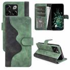 For OnePlus Ace Pro Stitching Horizontal Flip Leather Phone Case(Green) - 1