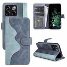 For OnePlus Ace Pro Stitching Horizontal Flip Leather Phone Case(Blue) - 1