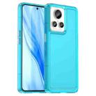 For Realme GT2 Explorer Master Candy Series TPU Phone Case(Transparent Blue) - 1
