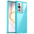 For Nubia Z40 Pro Gravity Edition Candy Series TPU Phone Case(Transparent Blue) - 1