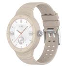 For Huawei Watch GT Cyber Silicone Breathable Integrated Watch Band(Ivory) - 1