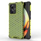 For Realme 10 Pro+ 5G Honeycomb Phone Case(Green) - 1