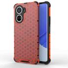 For Huawei Nova 10 SE 4G Honeycomb Phone Case(Red) - 1