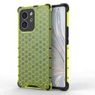 For Honor 80 SE Honeycomb Phone Case(Green) - 1