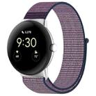 For Google Pixel Watch Nylon Weave Watch Band(Purple) - 1