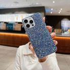 For iPhone 12 mini Glitter Sequins Epoxy TPU Phone Case(Blue) - 1