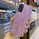 For Samsung Galaxy Note10 Glitter Sequins Epoxy TPU Phone Case(Pink) - 1