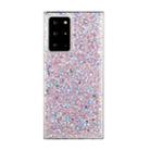For Samsung Galaxy Note20 Glitter Sequins Epoxy TPU Phone Case(Pink) - 1