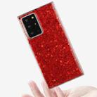 For Samsung Galaxy Note20 Glitter Sequins Epoxy TPU Phone Case(Blue) - 4