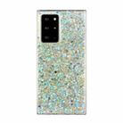 For Samsung Galaxy Note20 Glitter Sequins Epoxy TPU Phone Case(Gold) - 1