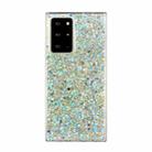 For Samsung Galaxy S20 Ultra Glitter Sequins Epoxy TPU Phone Case(Gold) - 1