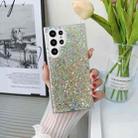 For Samsung Galaxy S22 Ultra 5G Glitter Sequins Epoxy TPU Phone Case(Gold) - 1