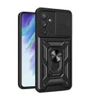 For Samsung Galaxy A54 5G Sliding Camera Cover Design TPU+PC Phone Case(Black) - 1