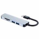 ENKAY Hat-Prince 5 in 1 Docking Station Adapter HUB SD/TF Card Reader, Interface:USB 3.0 - 1