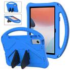 For OPPO Pad Air 10.36  2022 EVA Shockproof Tablet Case with Holder(Blue) - 1