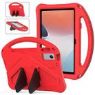 For OPPO Pad Air 10.36  2022 EVA Shockproof Tablet Case with Holder(Red) - 1