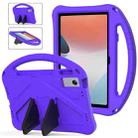 For OPPO Pad Air 10.36  2022 EVA Shockproof Tablet Case with Holder(Purple) - 1