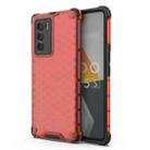 For vivo iQOO Neo 5s Honeycomb Shockproof Phone Case(Red) - 1