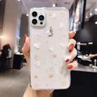 For iPhone 13 Pro Max Moon Star Shell Glitter Epoxy TPU Phone Case(Transparent) - 1