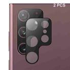 2pcs For Samsung Galaxy S23 Ultra 5G ENKAY 9H Rear Camera Lens Tempered Glass Film(Black) - 1