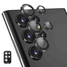 For Samsung Galaxy S23 Ultra 5G ENKAY Rear Lens Aluminium Alloy Tempered Glass Film(Black) - 1